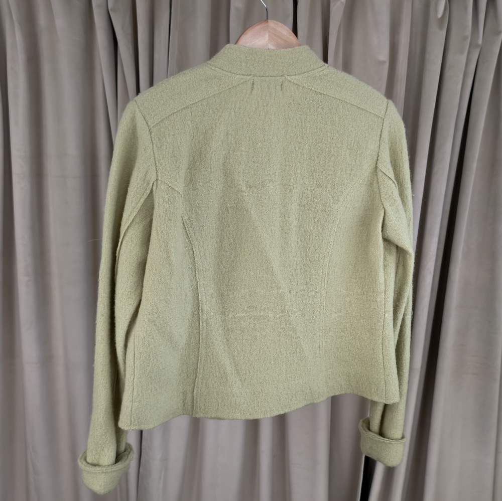 Mythology Light Pastel Green Wool Jacket - Picture 6 of 8